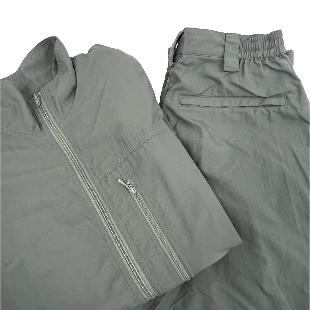 CABELA'S Guidewear Women's Size S Sage Green Nylon Convertible Jacket/Pants Set